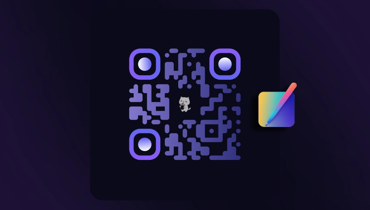 QR code avec logo à fond non transparent harmonisé grâce au sélecteur de couleur – Tutoriel QRZR 2026